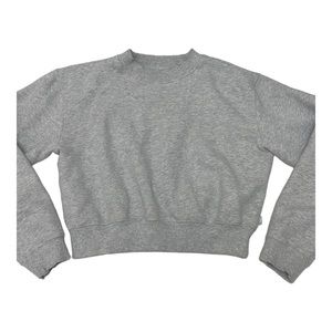TNA Fleece Crew Neck Grey Winter Cozy